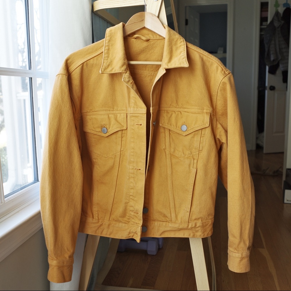 & Other Stories Jean Jacket Yellow